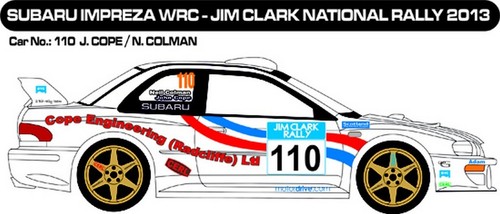 Decals subaru impreza wrc - decals, 1/43