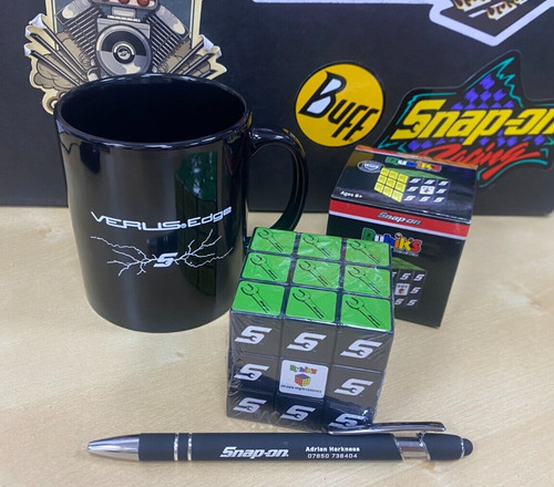 Snap branded rubiks cube - snap-on,