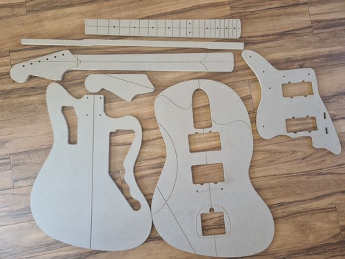 1960 jazzmaster template - template, set