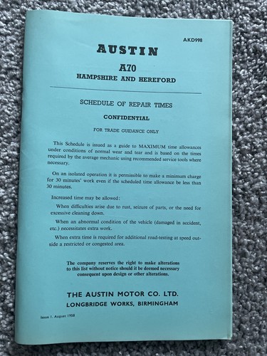 Austin a70 hampshire hereford - hampshire,