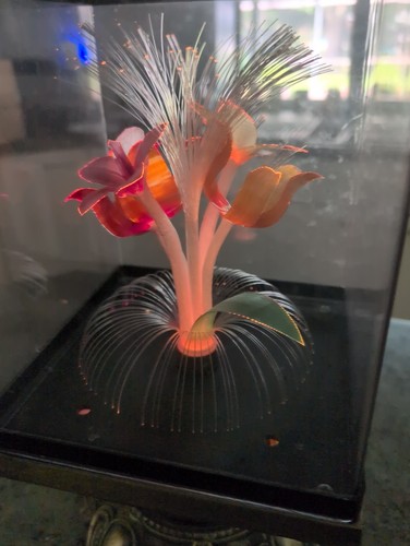 Vtg fiber optic flower - flower, for