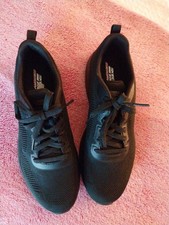 Mens Black Skechers Bob's Sneakers Size Uk 8 NWOT Never Worn