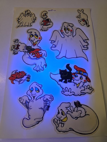 Vtg halloween window static - vtg,