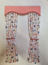 Dolls House Miniature Curtains