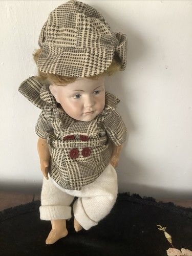Vintage porcelain doll boy - vintage,