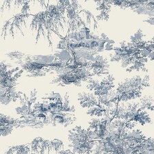 Toile De Jouy Trees Wallpaper