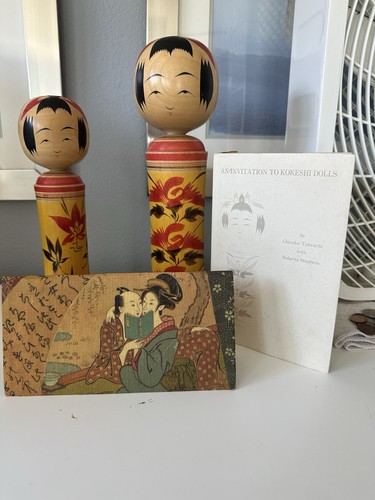 Japanese vintage kokeshi dolls - vintage,