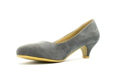 LADIES WOMENS LOW KITTEN HEEL WORK COURT EVENING GIRLS SHOES PUMPS SIZE 3-12shoe