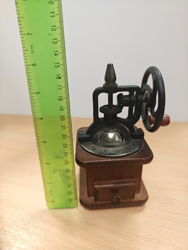 Wooden cast iron wheel coffee - wooden,