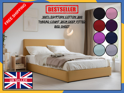 100 egyptian cotton fitted - 100%egyptian,