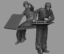 FI35-127 , Voran! StuG crew in action set (2 Fig.), PANZER ART  1:35