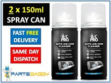 2 x A/C Pro Auto Air Con Conditioning Car Cleaner Purifier Bomb Fresh STP 300ml