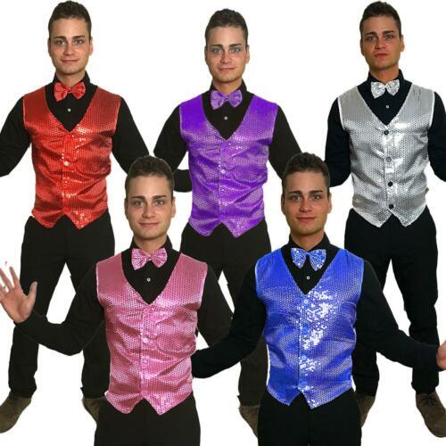 Sequin waistcoat bow - sequin,