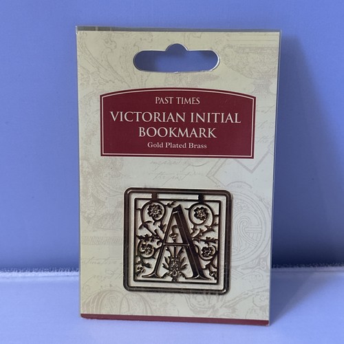 New bookmark letter gold - a,