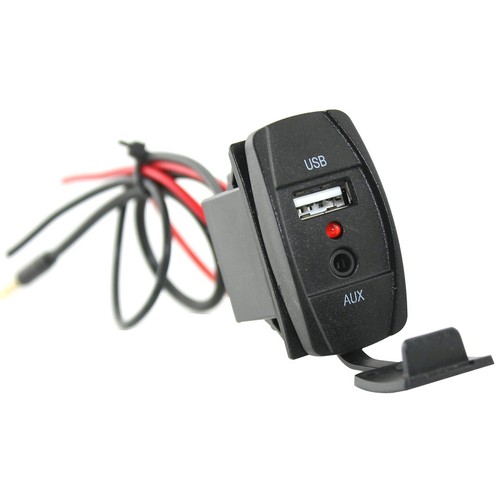 Car aux usb socket adapter - car,