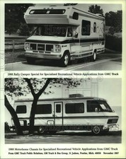 1987 Press Photo 1988 GMC