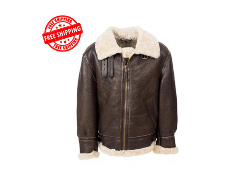 Aviator shearling brown - shearling,