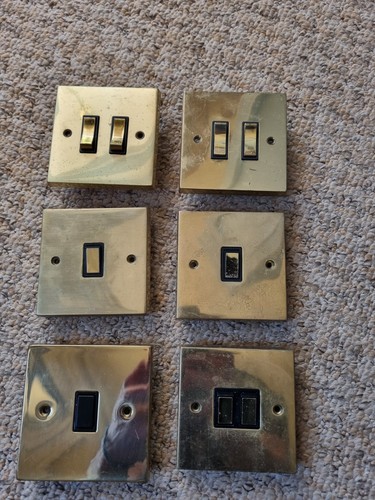 Vintage solid brass light - solid,