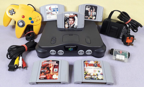Nintendo n64 console - n64, &