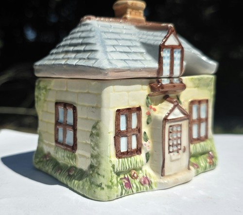 Vintage cottage house ceramic - cottage,