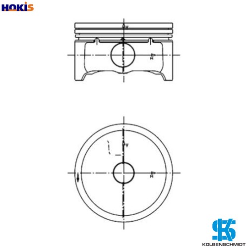 Piston 99457600 std for - 99457600,
