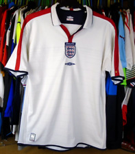 ENGLAND 2004 2003-2005 HOME UMBRO FOOTBALL SOCCER SHIRT JERSEY TOP LARGE ADULT