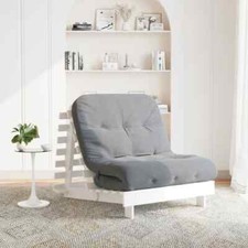 Futon Sofa Bed with  White