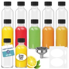 Mini Glass Bottles 60ml Label