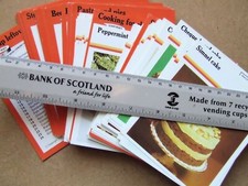 VINTAGE RECIPE CARDS FROM 1975