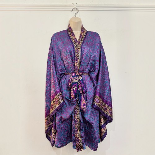 Recycled sari silk short - sari,