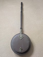 Antique Copper And Brass  Bed Warmer 98cm long