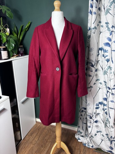 Zara burgundy wool blend - burgundy,