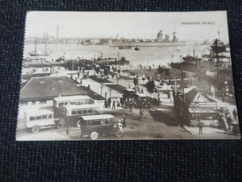 Harbour portsmouth postcard - harbour,