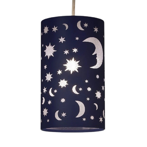 Moon and stars ceiling light - stars,