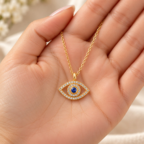 9ct yellow gold silver evil - 9ct,