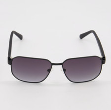 GUESS GF5086 02B Black Squared Sunglasses
