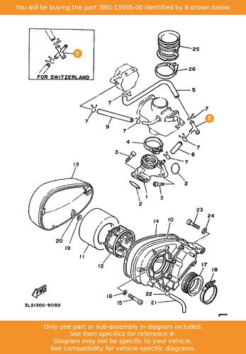 Yamaha joint 3bg - joint,, oem