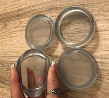 4X CLEAR RUBBER CASTOR CUPS SMALL-Carpet/Floor Chair Furniture Protectors Caster