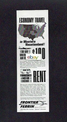 Frontier airlines 1963 - frontier,