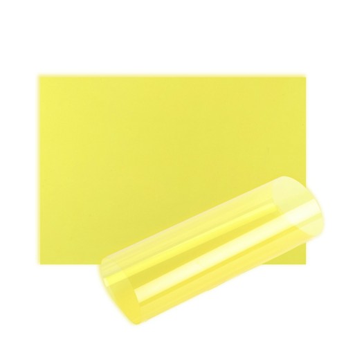 Yellow acetate film sheets - a3,