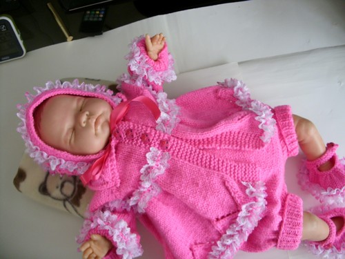 Hand knitted dolls - knitted,