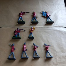 Small lot of flat lead toy
