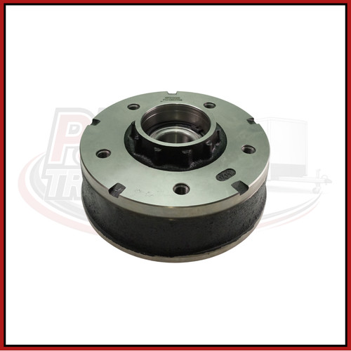 Brake drum fitted with - brake,