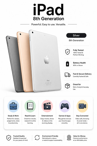 Apple ipad 8th - gen, 128gb