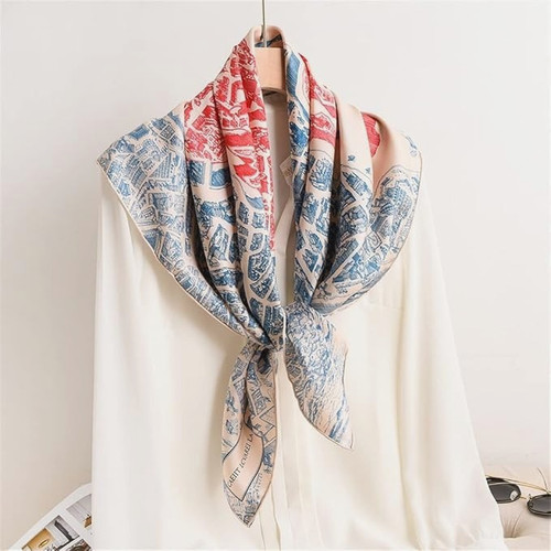 Ladies silk arty abstract - ladies,