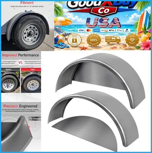 Trailer fenders single - single, axle