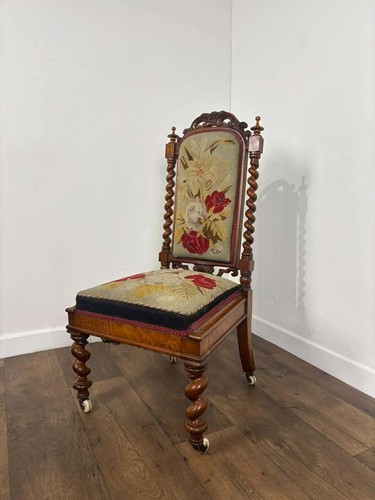 Victorian walnut prayer - victorian,