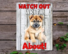 Dog Metal Sign Gift - Watch