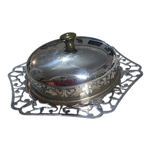 Vintage glass butter - butter, dish
