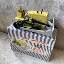Vintage Dinky Supertoys 961 Yellow Blaw-Knox Bulldozer Near Mint In Original Box